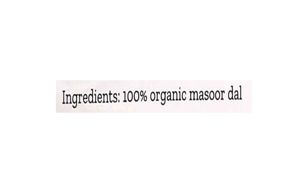 Conscious Food Masoor Dal Organic    Pack  500 grams